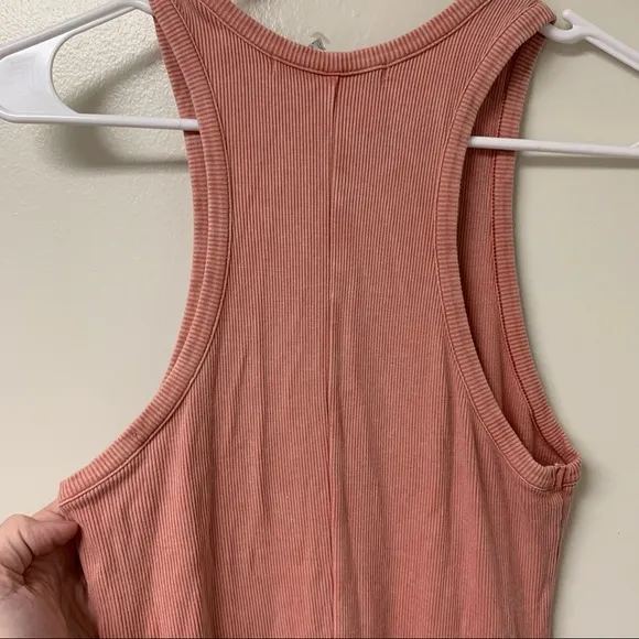 Young Fabulous &amp; Broke Robbie‎ Ribbed Midi Tank Dress Pink Size XS