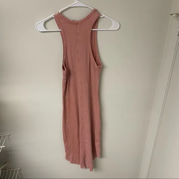 Young Fabulous &amp; Broke Robbie‎ Ribbed Midi Tank Dress Pink Size XS