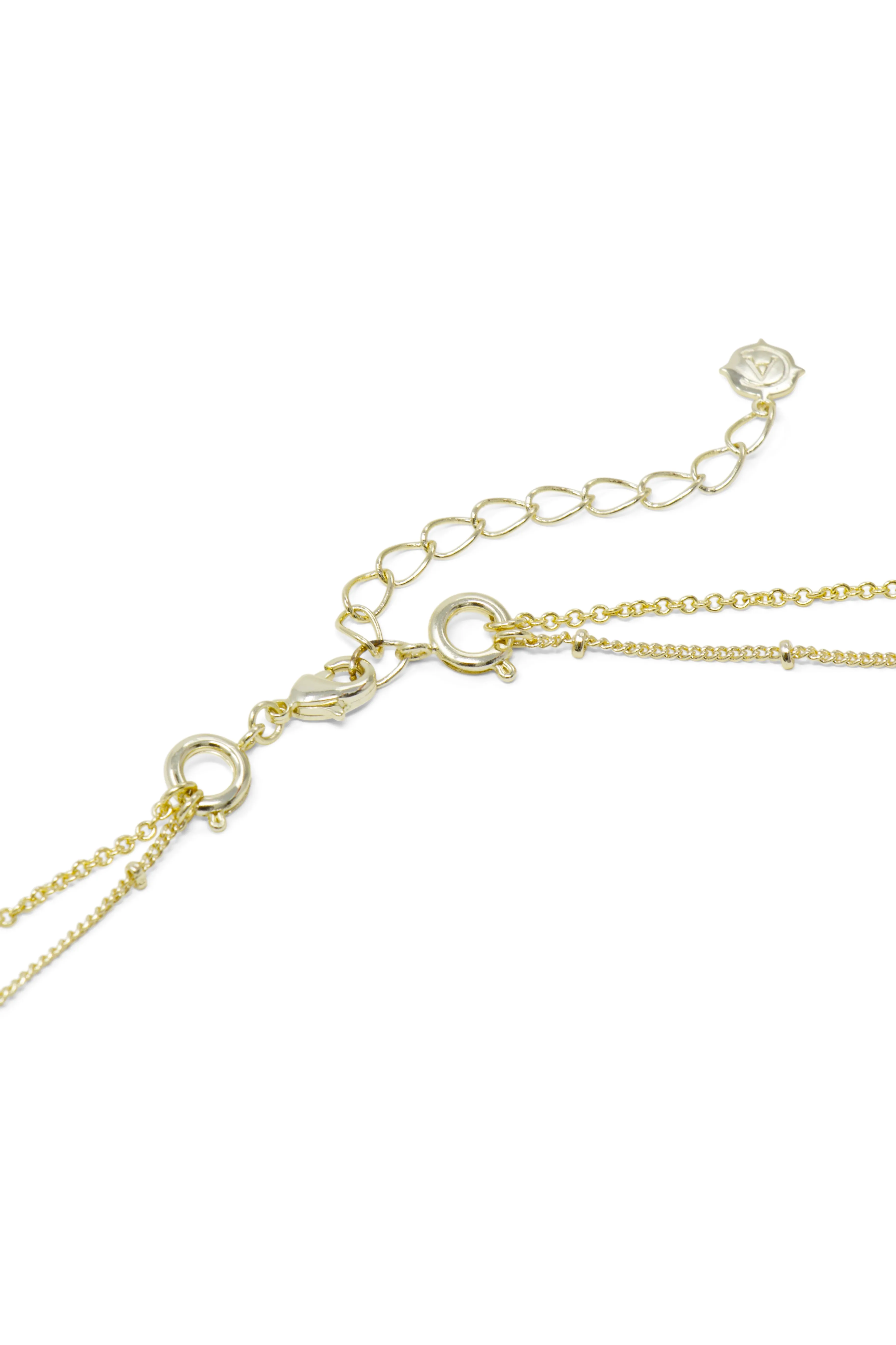 Zodiac Layered Necklace, Aries
